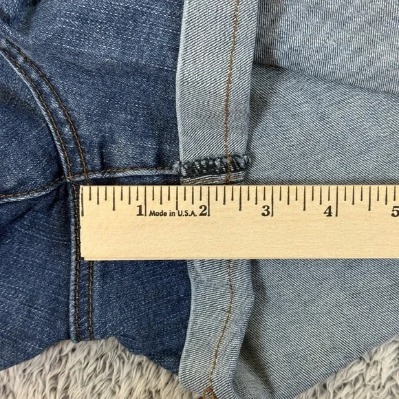 STS Blue Rolled Denim Shorts Women's Size 16 (33 Waist) - Picture 8 of 9